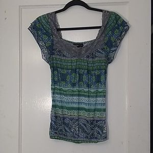 Self Esteem Paisley Blouse. Size medium